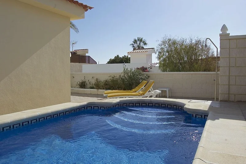 Schwimmbad des Ferienhauses