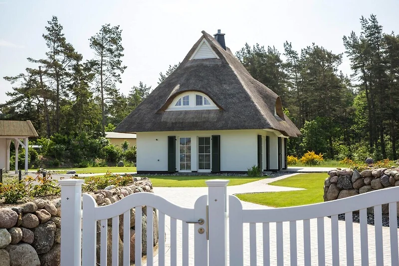Außenseite Ferienhaus (Sommer)