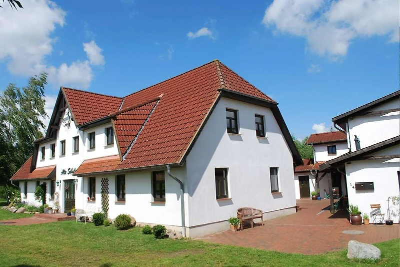 Außenseite Ferienhaus (Sommer)