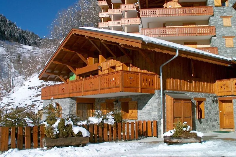 Exterieur vakantiehuis (winter)