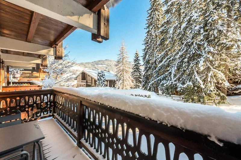 Exterieur vakantiehuis (winter)