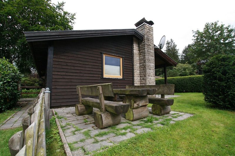 Exterieur vakantiehuis (zomer)