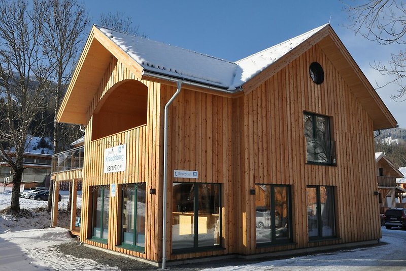 Außenseite Ferienhaus (Winter)