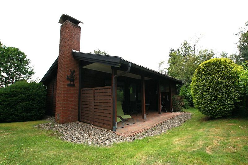 Exterieur vakantiehuis (zomer)