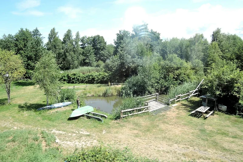 Aussicht vom Ferienhaus (Sommer)