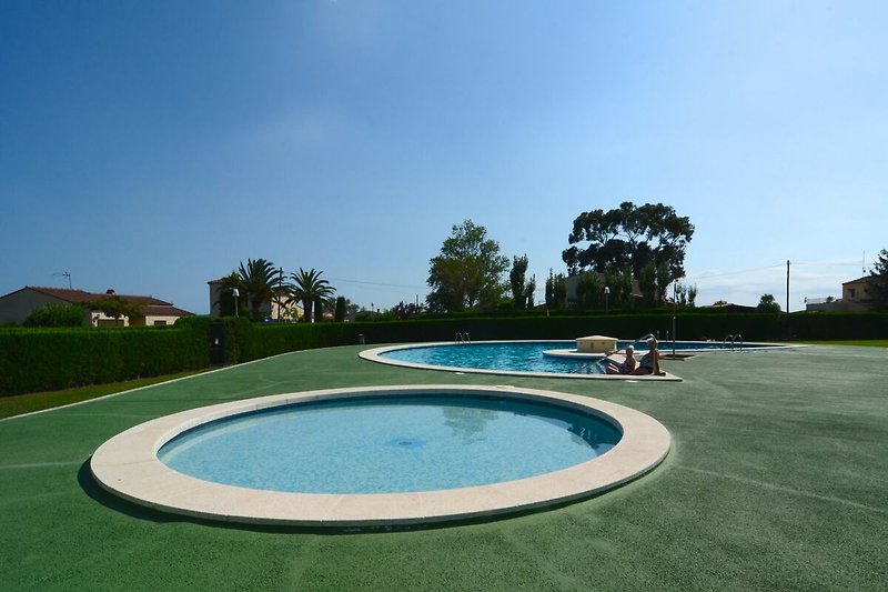 Schwimmbad des Ferienhauses