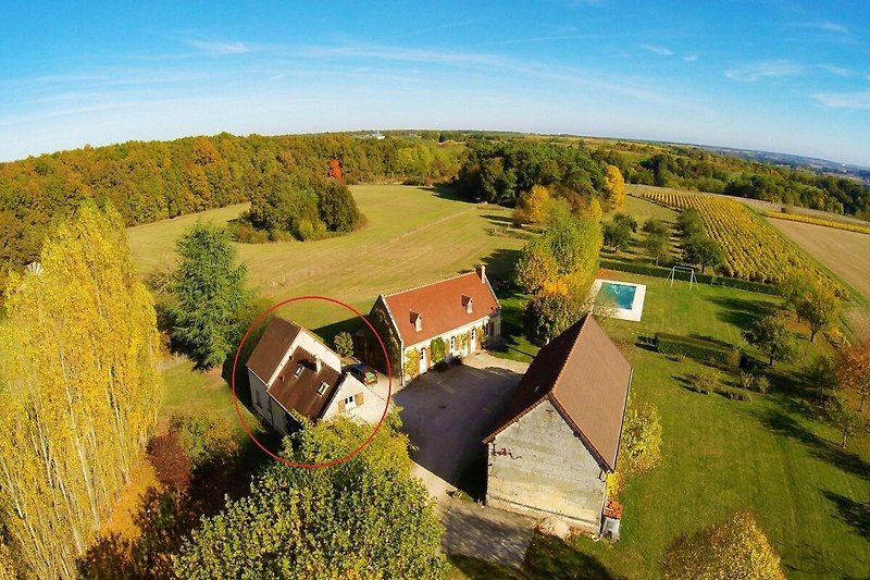 Exterieur vakantiehuis (zomer)