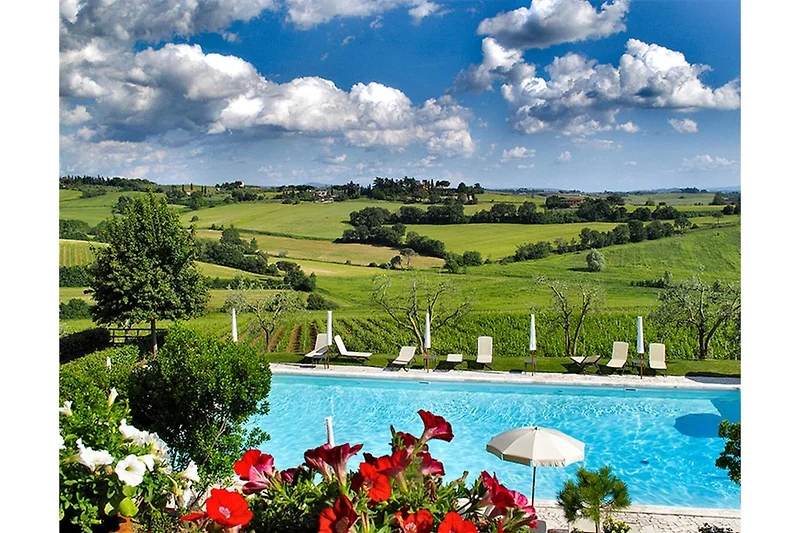 Schwimmbad des Ferienhauses