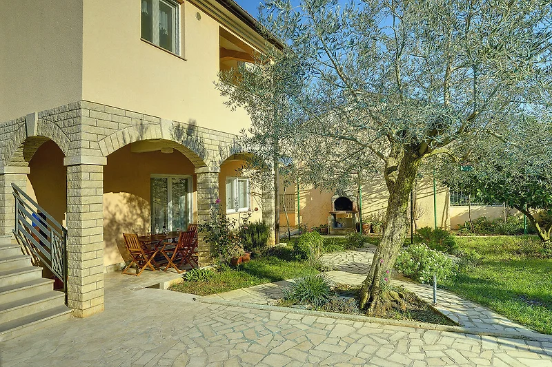 Außenseite Ferienhaus (Sommer)