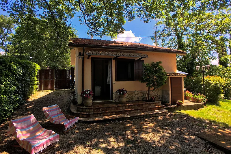Exterieur vakantiehuis (zomer)