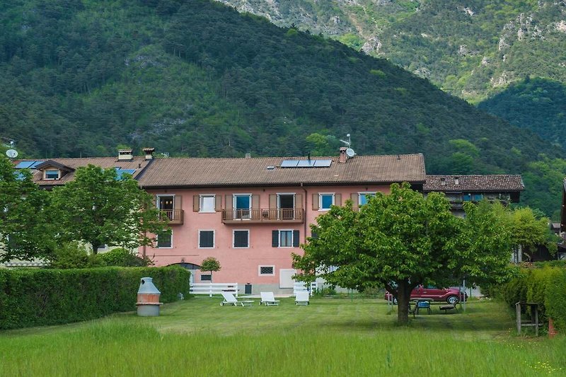 Außenseite Ferienhaus (Sommer)