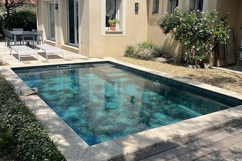 Schwimmbad des Ferienhauses