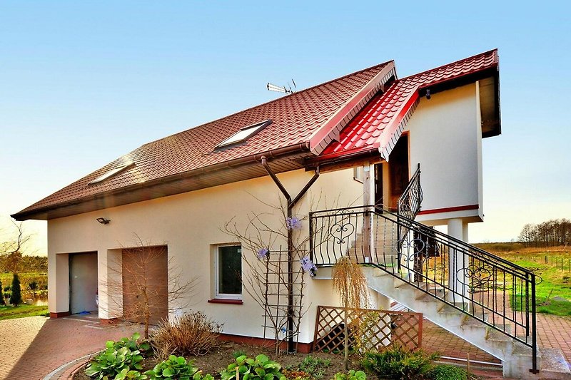 Außenseite Ferienhaus (Sommer)