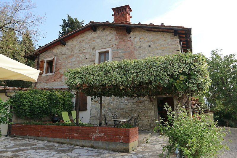 Außenseite Ferienhaus (Sommer)