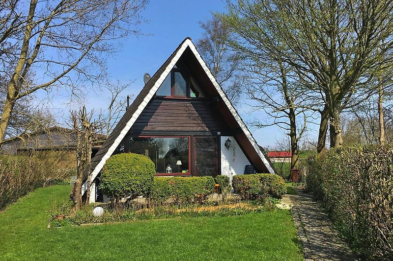 Außenseite Ferienhaus (Sommer)