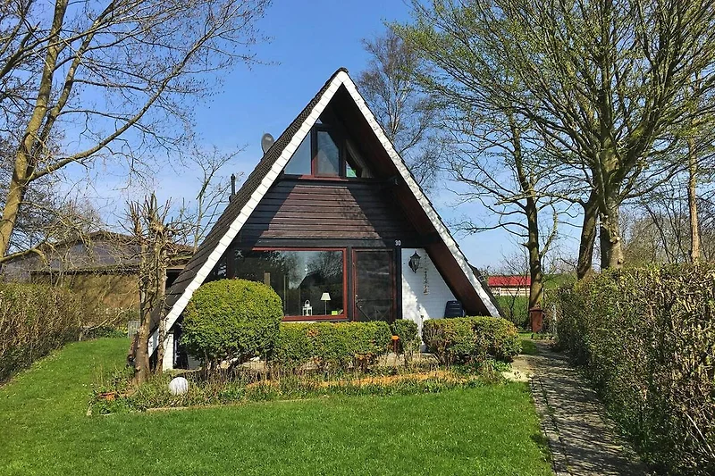 Außenseite Ferienhaus (Sommer)