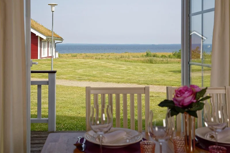 Aussicht vom Ferienhaus (Sommer)