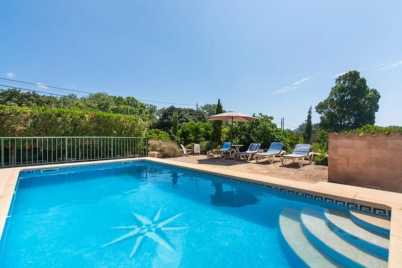 Schwimmbad des Ferienhauses