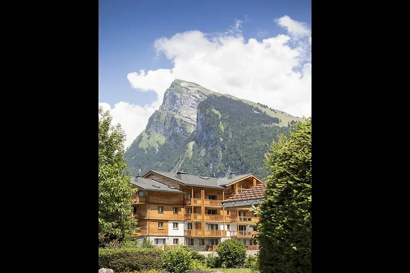 Außenseite Ferienhaus (Sommer)