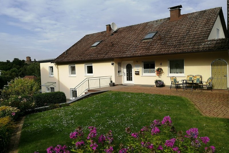 Exterieur vakantiehuis (zomer)