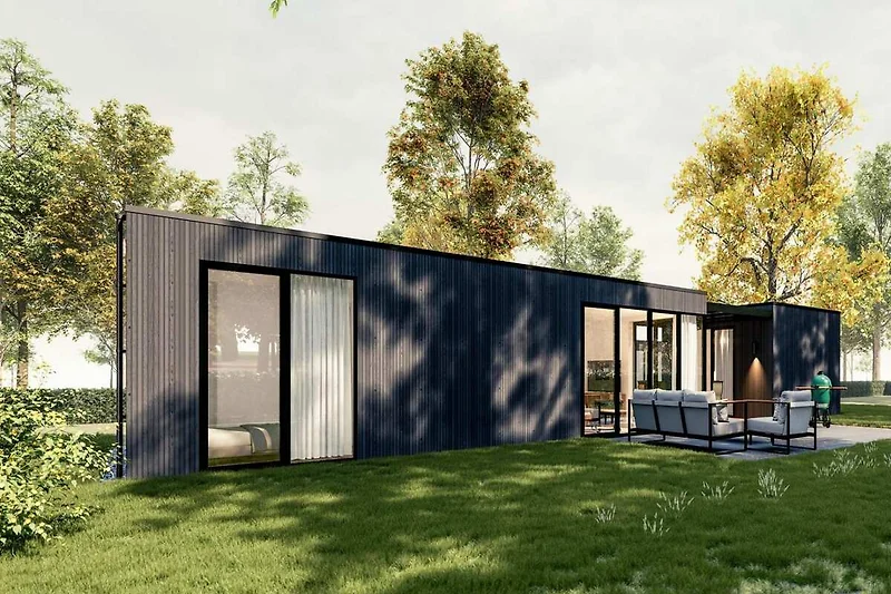 Außenseite Ferienhaus (Sommer)