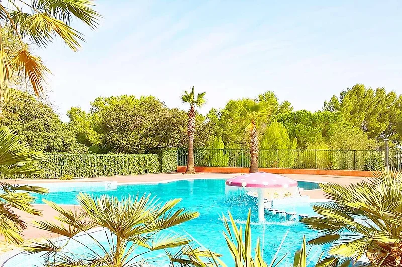 Schwimmbad des Ferienhauses
