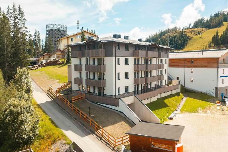 Außenseite Ferienhaus (Sommer)