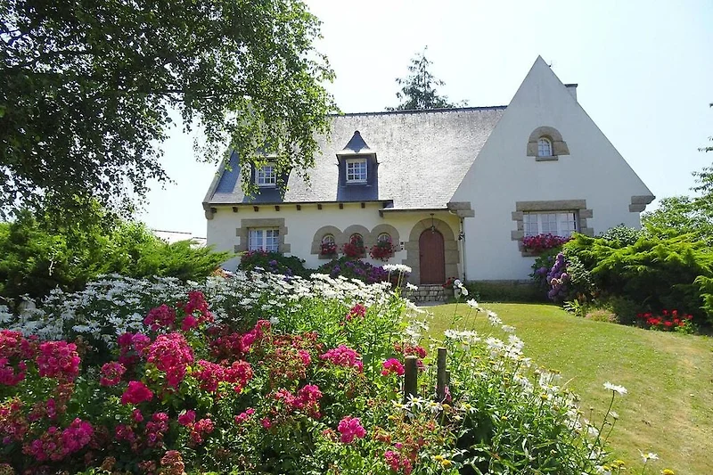 Außenseite Ferienhaus (Sommer)