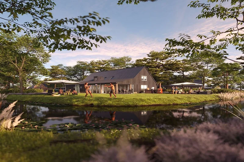 Außenseite Ferienhaus (Sommer)