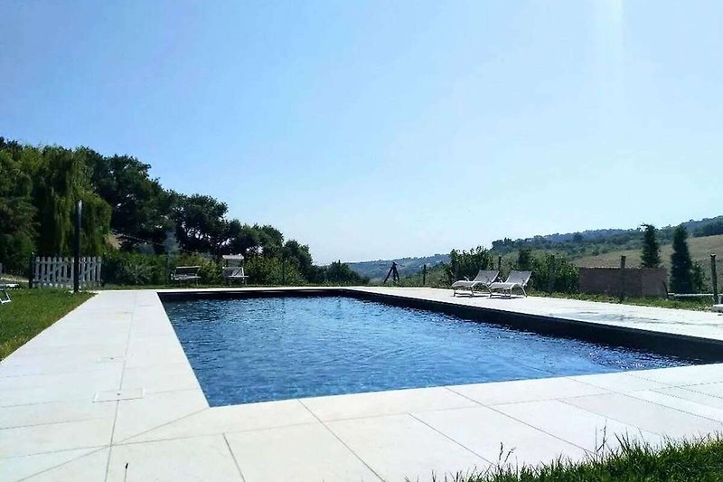 Schwimmbad des Ferienhauses