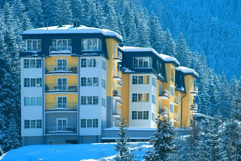 Exterieur vakantiehuis (winter)
