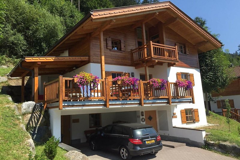 Exterieur vakantiehuis (zomer)