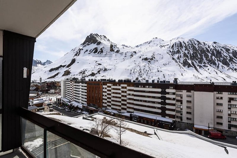 Aussicht vom Ferienhaus (Winter)