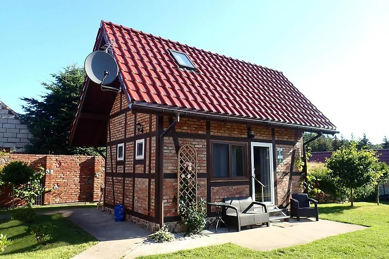 Außenseite Ferienhaus (Sommer)