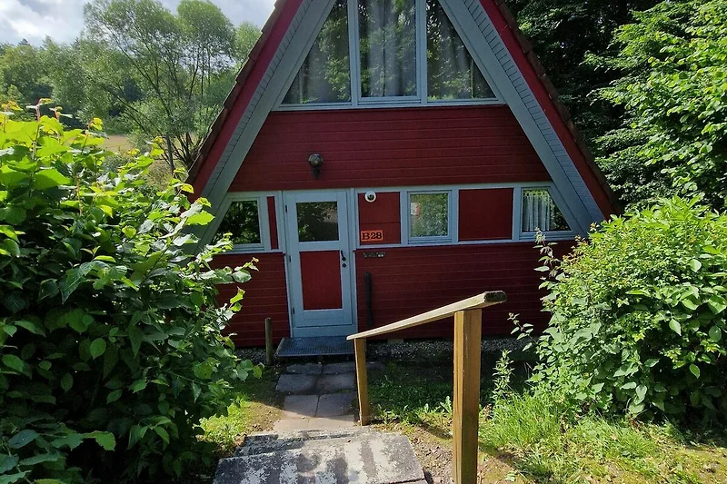 Exterieur vakantiehuis (zomer)