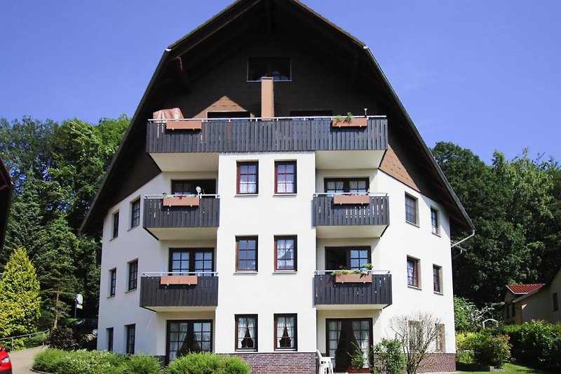 Außenseite Ferienhaus (Sommer)