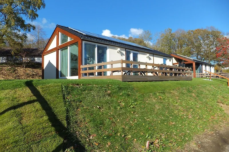 Außenseite Ferienhaus (Sommer)