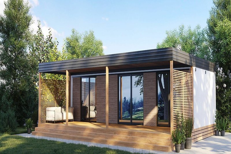 Exterieur vakantiehuis (zomer)