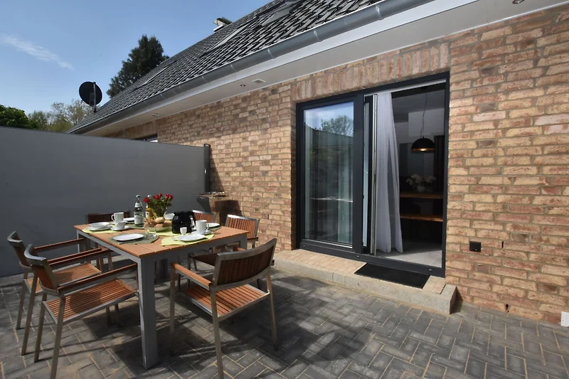 Exterieur vakantiehuis (zomer)