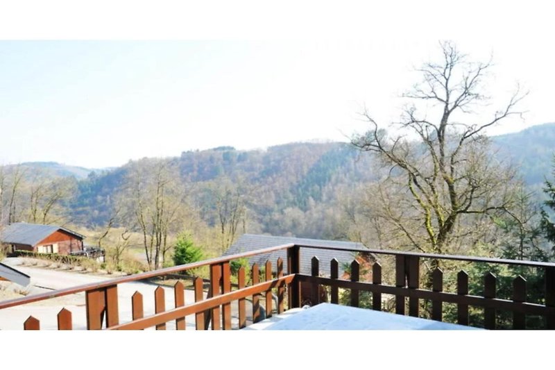 Aussicht vom Ferienhaus (Sommer)