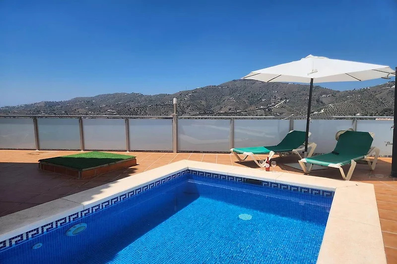 Schwimmbad des Ferienhauses