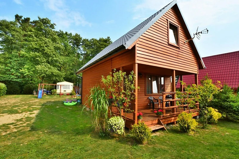 Außenseite Ferienhaus (Sommer)