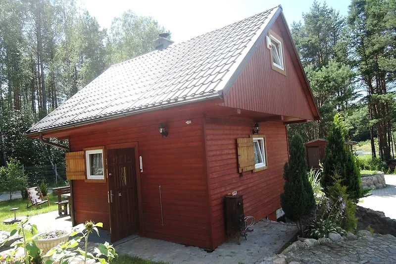 Außenseite Ferienhaus (Sommer)