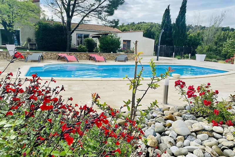Schwimmbad des Ferienhauses