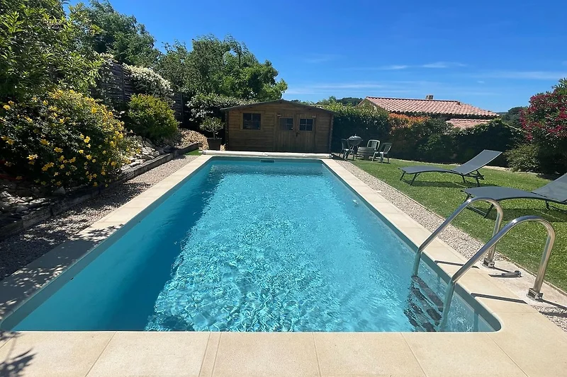 Schwimmbad des Ferienhauses