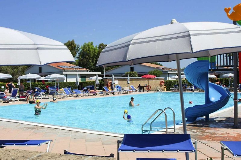 Schwimmbad des Ferienhauses
