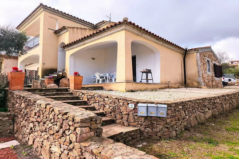 Außenseite Ferienhaus (Sommer)