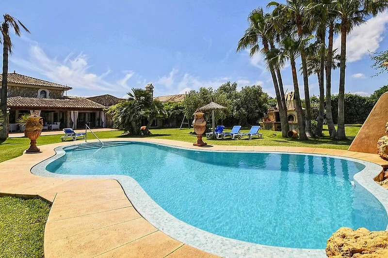 Schwimmbad des Ferienhauses