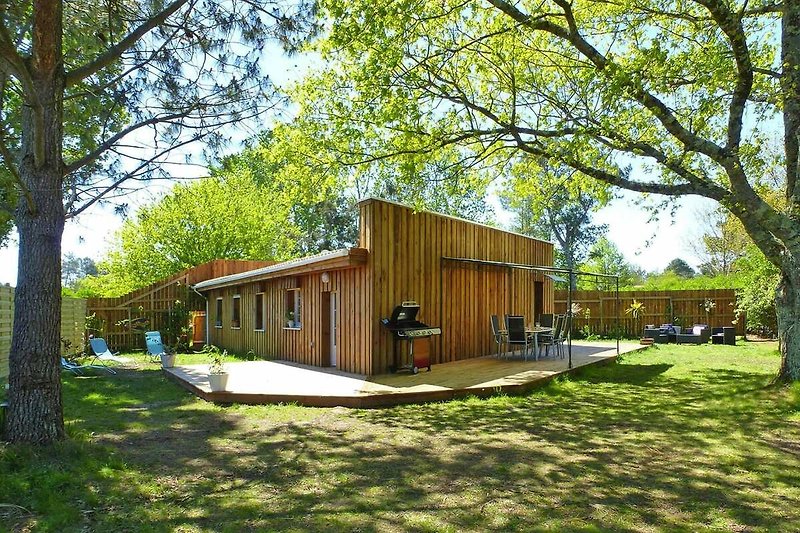 Außenseite Ferienhaus (Sommer)