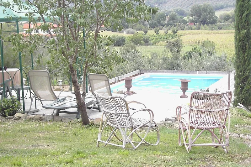Schwimmbad des Ferienhauses